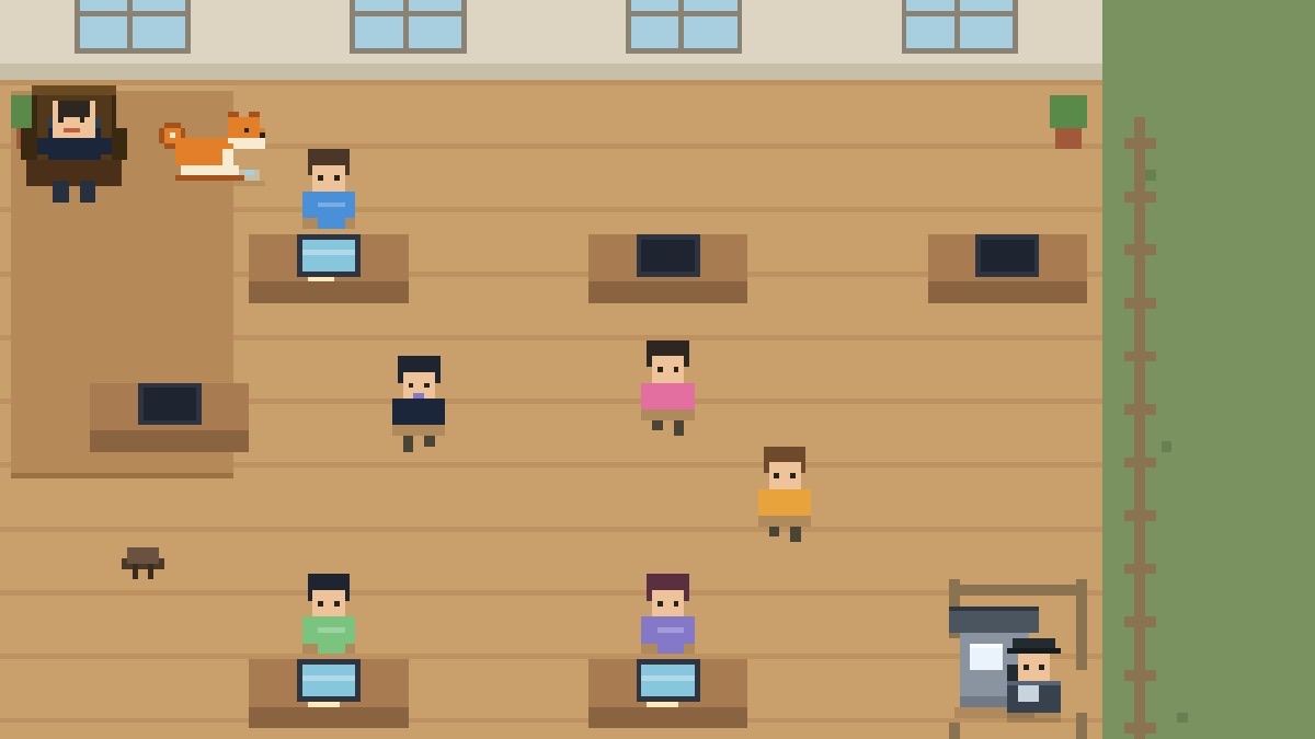 TOMOSHIBIT — an AI-staffed office